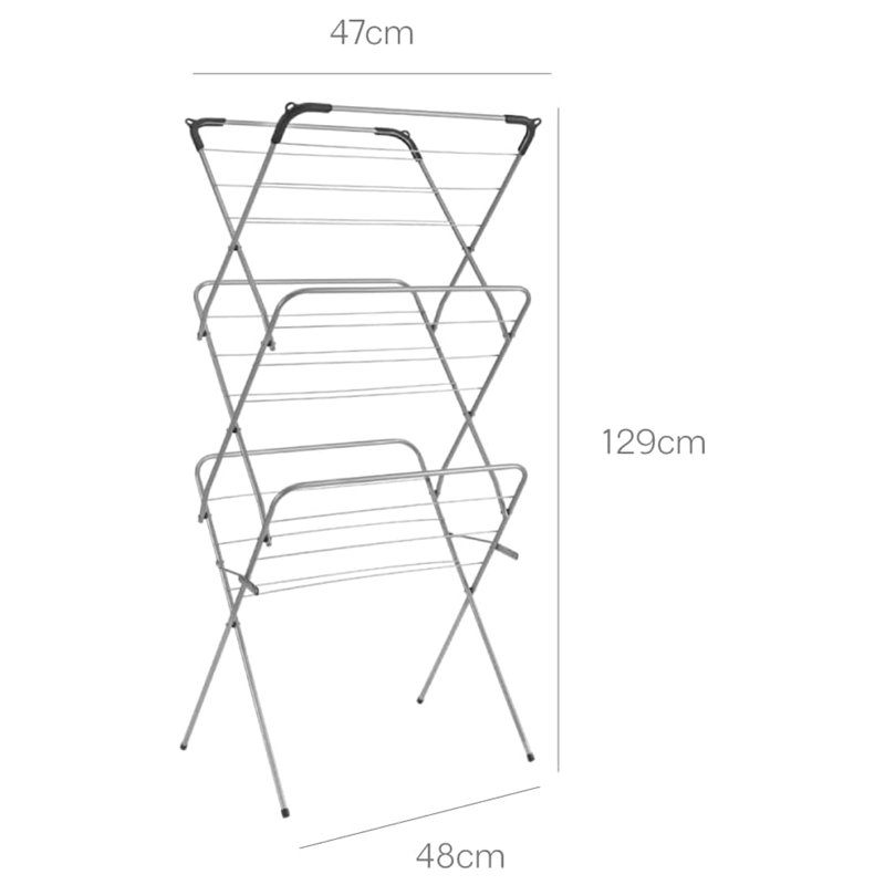 Metal Accordion Drying Rack