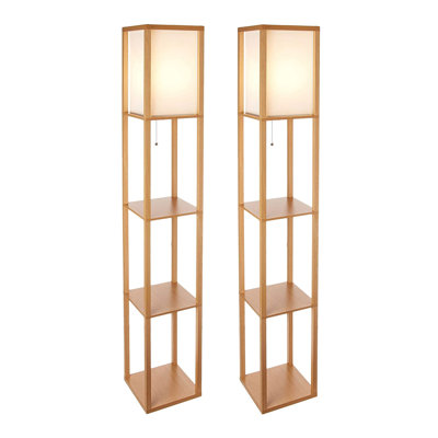 16'' LED Column Floor Lamp Set