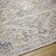 Vivir x Livabliss Eleni Sterling Grey Machine Washable Area Rug