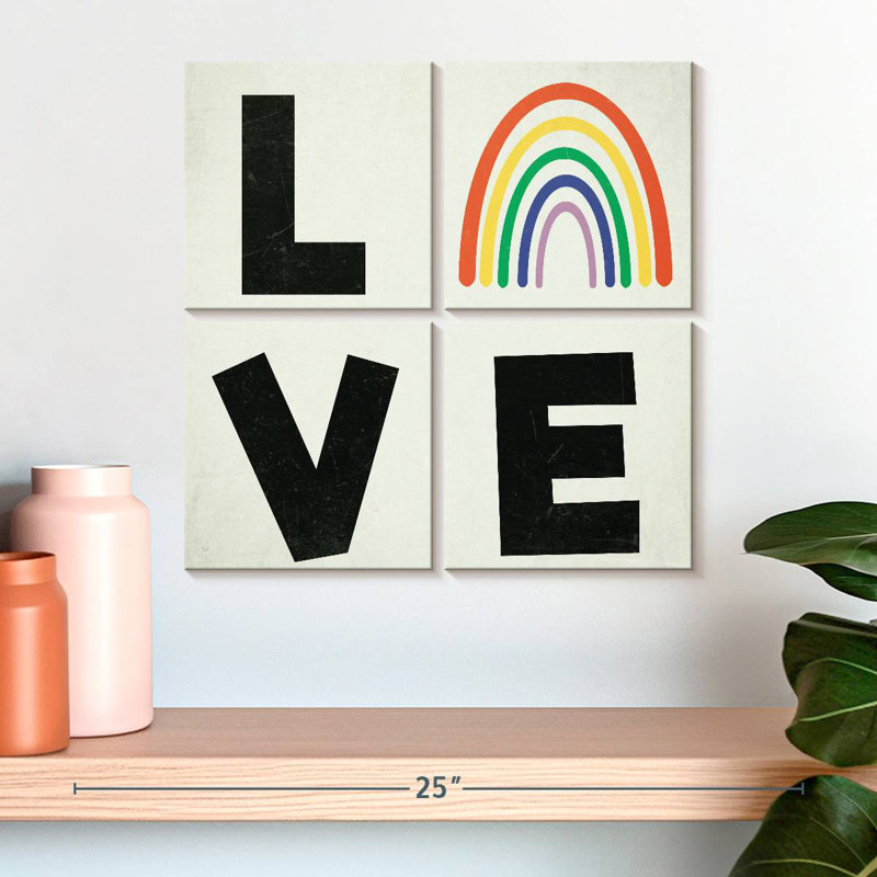 Tergel Love Rainbow Typographie