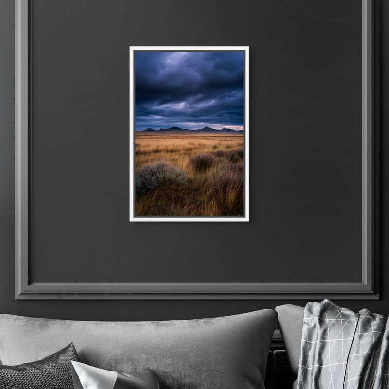 Dark Sky III Print by Oliver Gal, 16" H x 11" W, White Floater Frame