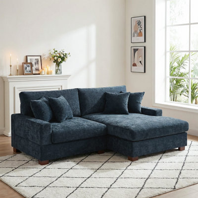 2-Piece Chenille Sectional Sofa