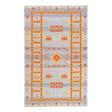 Southwestern Area Rug in Light Blue