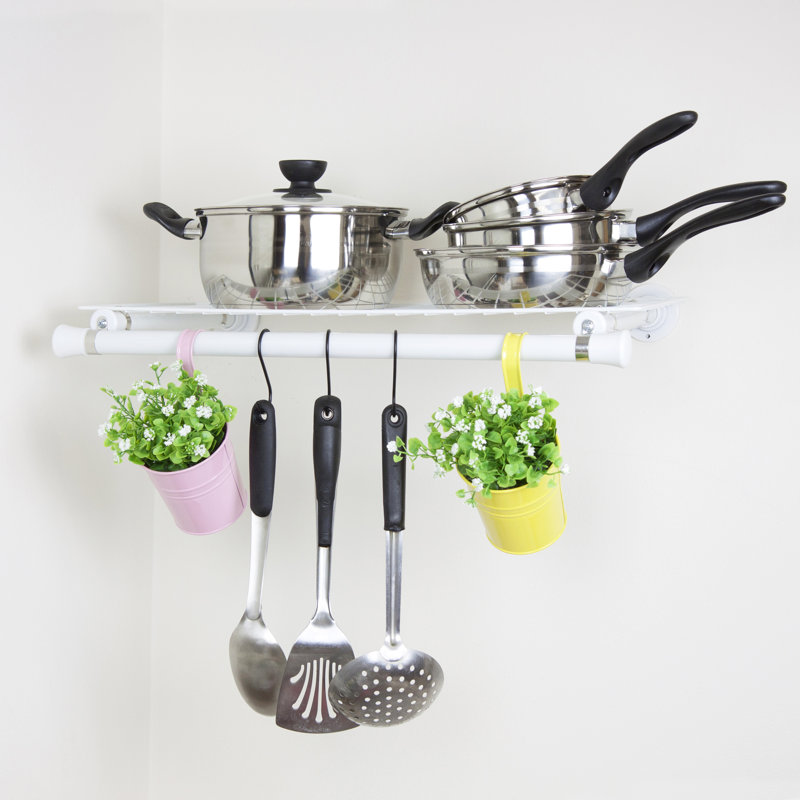 Metal Closet Shelves, White