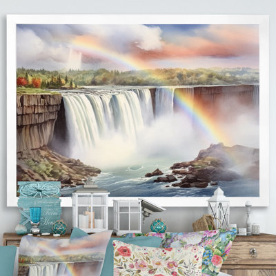 «Nigara Falls Dreams Waterfall II», art mural sur toile canadien