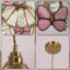 Luminaire suspendu simple en verre coloré style Tiffany