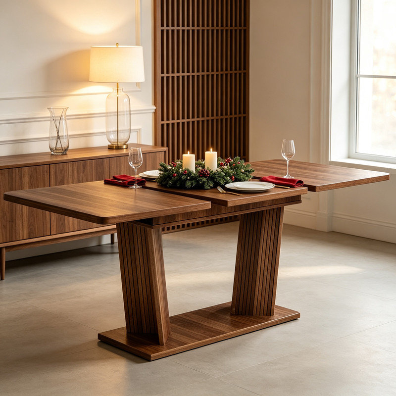 160.01 cm Extendable Dining Table