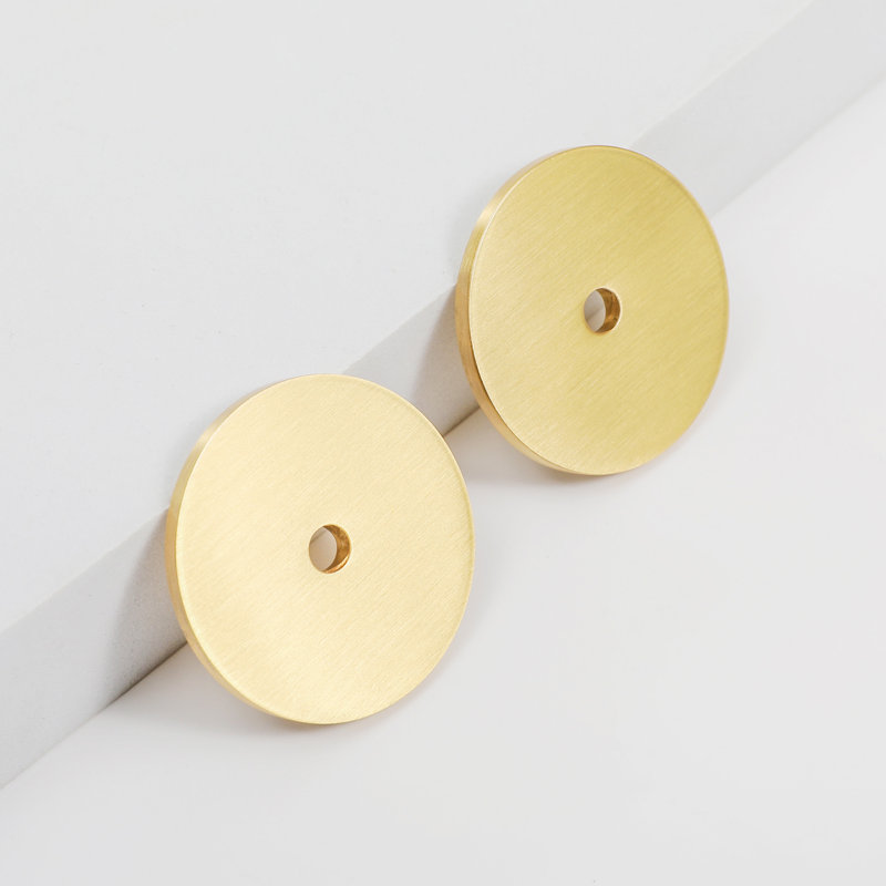 Modern Round Knob Backplate (10 Pack)