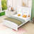 Panel Bed with Headboard and Slats-858236031-858236032