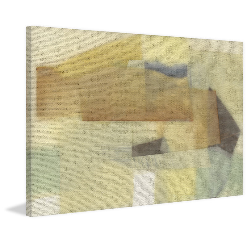 « translucide layers v », reproduction de peinture à l’acrylique sur toile tendue, H 40 po x l 60 po x P 1,5 po