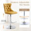 Tabouret de bar pivotant à hauteur réglable Zager-61844851-61844862-26442942