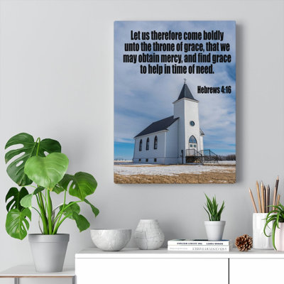 Throne Of Grace - Wrapped Canvas Print