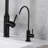 Sumerain Matte Black Pure Drinking Water Faucet, Lead Free Stainless Steel 304 Kitchen Water Filter  Faucet-120108146