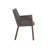 Faux Leather Armchair - Grey