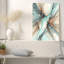 Art abstrait bleu sarcelle et aquarelle-133545931