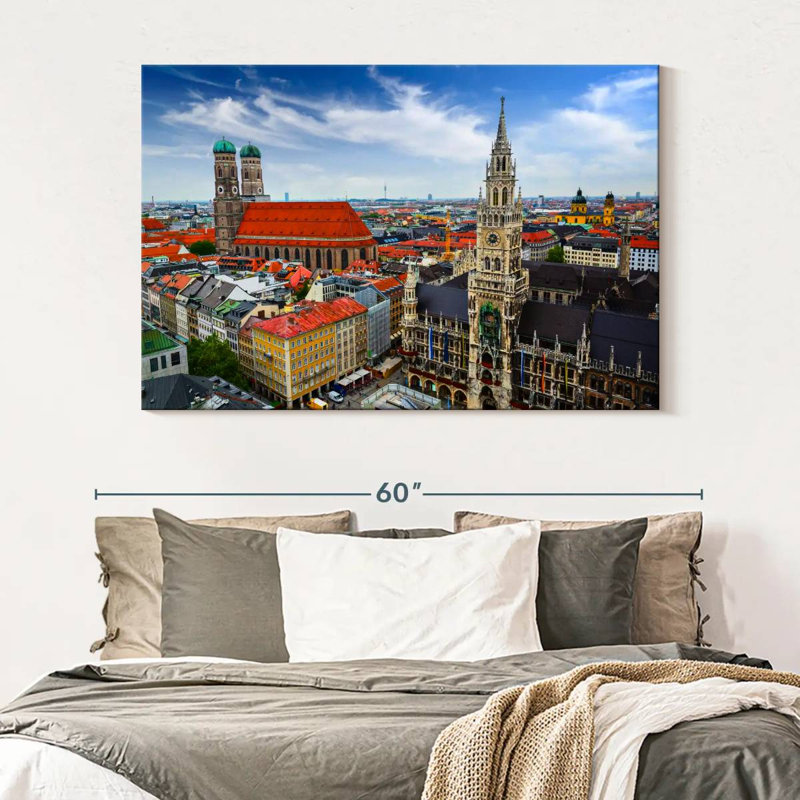 Rorry Munich Cityscape, 34" H x 51" W