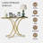 Millwood 43.3'' Glass Top Console Table-2069413689