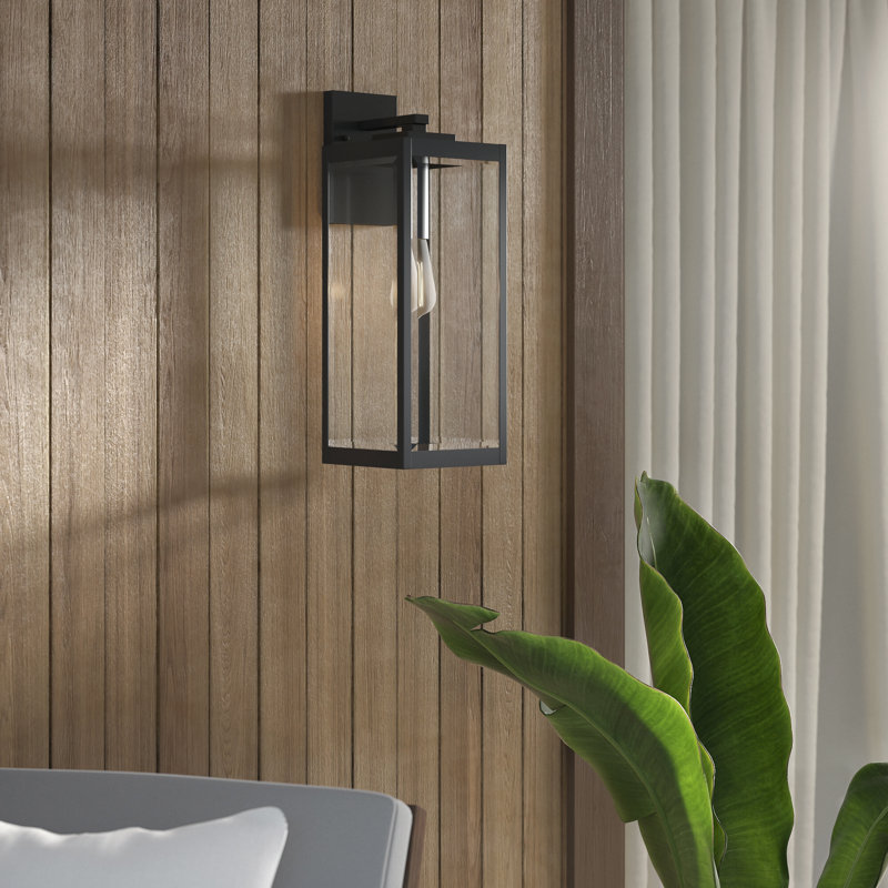 Ainsworth Dimmable Outdoor Wall Lantern, 20" H x 7" W x 8.5" D