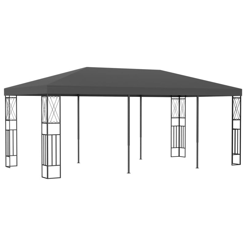 Edwige 3m x 6m Steel Party Tent, Anthracite