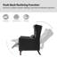 Fauteuil inclinable manuel en faux cuir Alexis-342415610