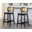 Upholstered Counter Stool with Solid Wood Frame-1646108532-1646108533