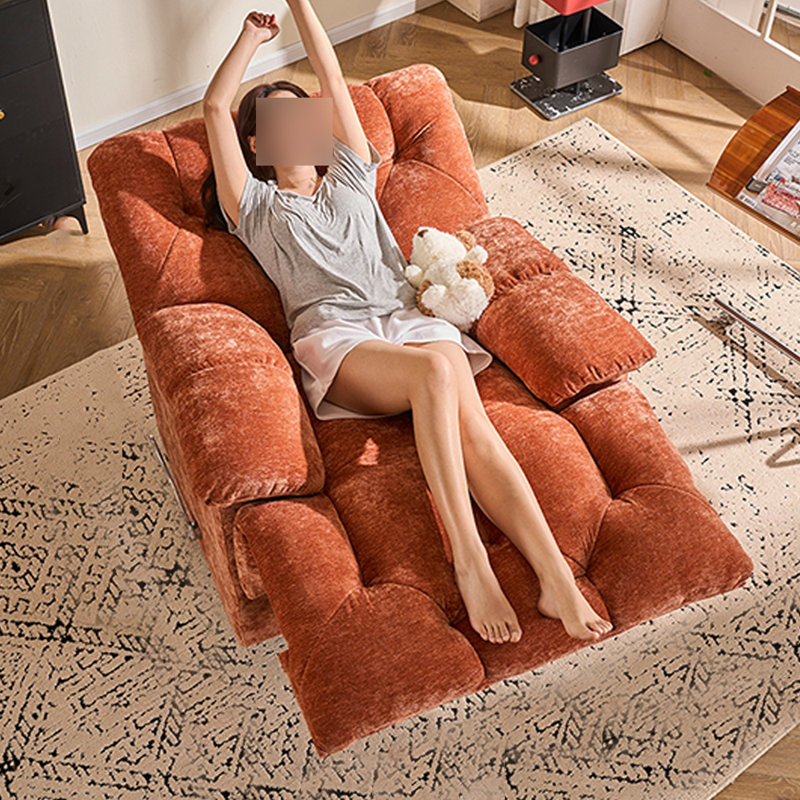 Fauteuil inclinable manuel Gerritt, Orange