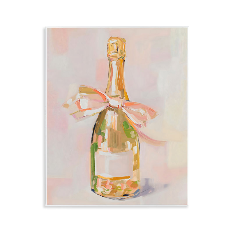 Plaque rose Pink Champagne Celebration, design par The Prints Vibe
