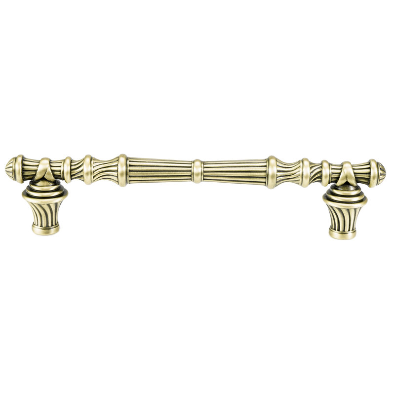 3-1/2" C TO C WESTPORT PULL; ARTISAN, Brushed Brass