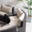 10-Person Wicker Round Sectional Seating Group With Cushions