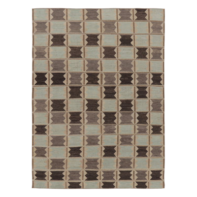 Scandinavian Wool Geometric Area Rug
