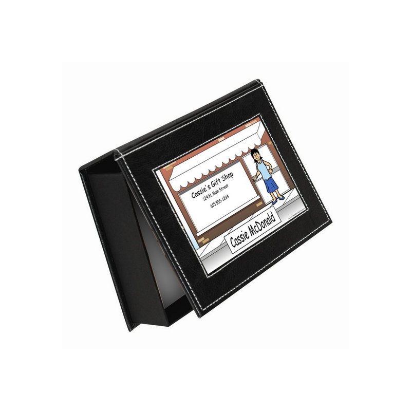 Boîte à mémoire personnalisée avec vitrine ntt