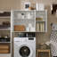Armoire murale blanche avec tablettes réglables - Armoire à pharmacie de salle de bain, organisateur de rangement pour salle de lavage pour cuisine et toilette-503723744
