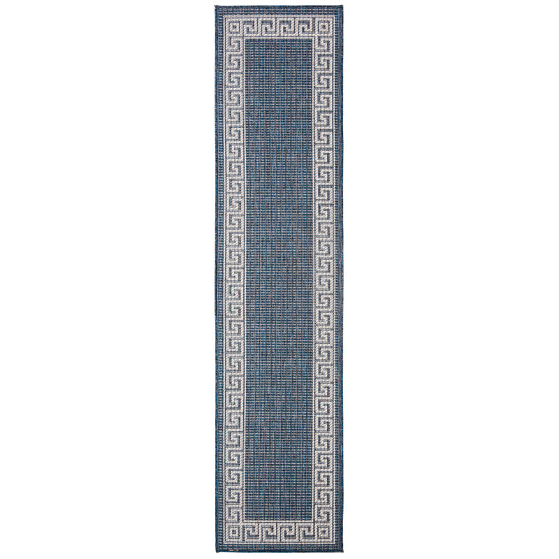 Brympton Performance Machine Washable Geometric Indoor/Outdoor Area Rug, Runner 2' x 6'