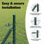 Vidaxl Hexagon Fence Steel-114622287-114622299