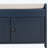 Linen Blend Upholstered Storage Bench-498423901