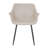 Haglund Leather Dining Chair with Powder-Coated Iron Legs Accent Side Chair Foam Padded Seat Versatile Kitchen Chair for Modern Home and Kitchen-123386569-92540963
