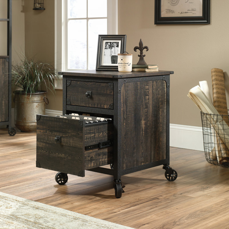 Dark Oak Storage Cabinets, Dark Oak