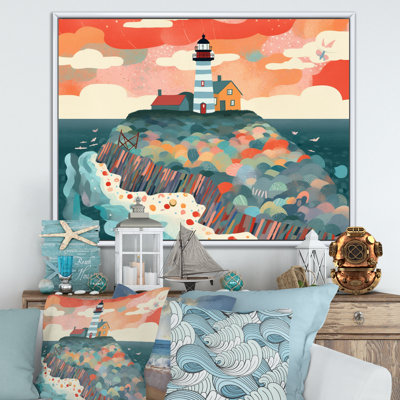 Phare côtier I sur toile