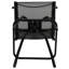 All-Weather PVC-coated polyester Swivel Patio Stools and Deck Chairs with High Back & Armrests-452335377