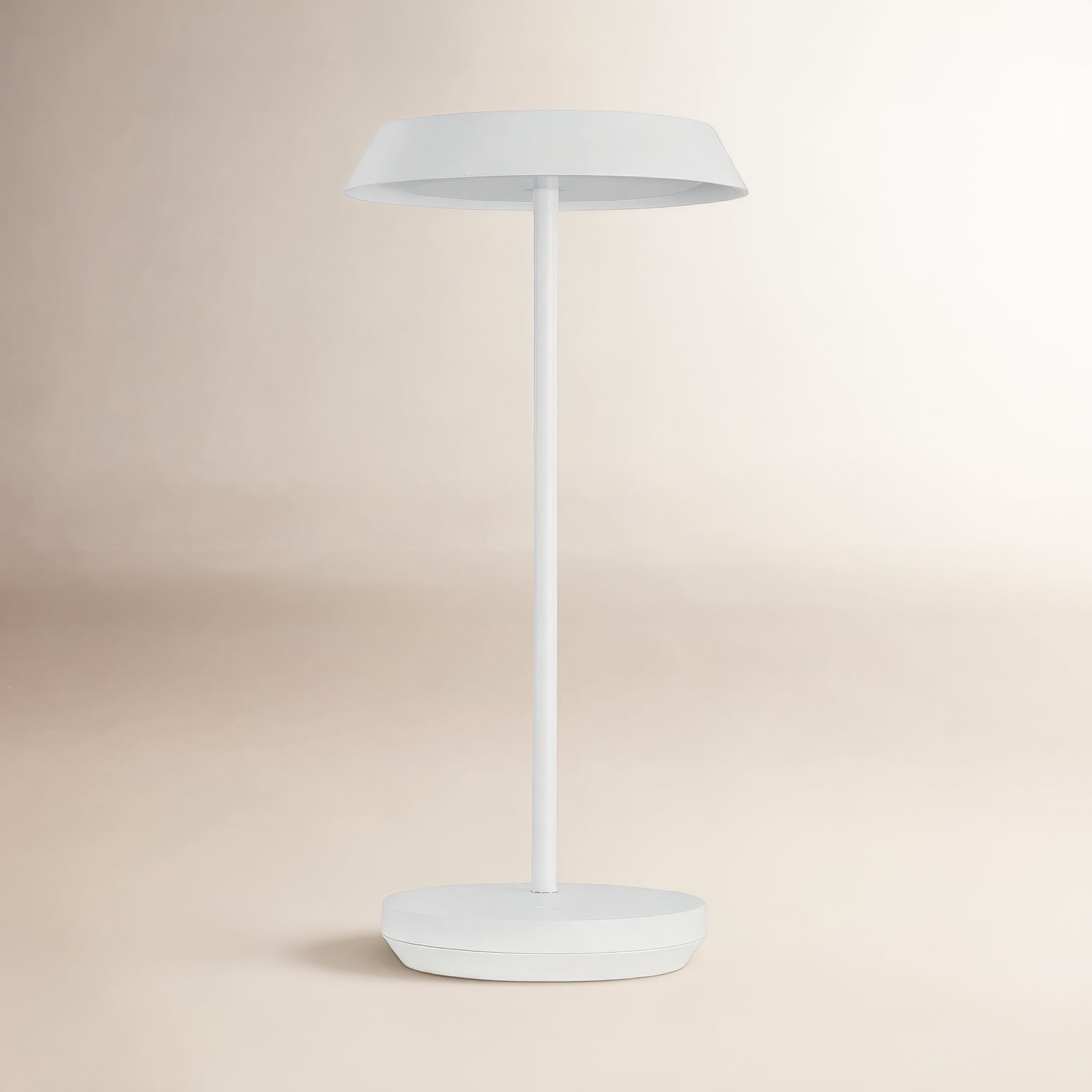 Tepa Accent Rechargeable Table Lamp, Matte White