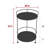 Guinguette Round Outdoor Side Table , 16'' in. W 16'' in. D-86802685