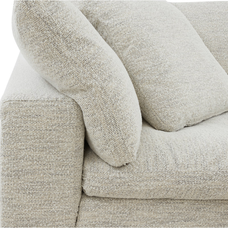 Canapé modulaire en polyester Tila, Gris clair Livesmart®