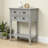 Narrow Sofa Table With 3 Drawers – Living Room Console Table With Storage-2117806583-2117806090
