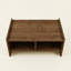 Table basse 35 po avec tablettes ouvertes Aurelius