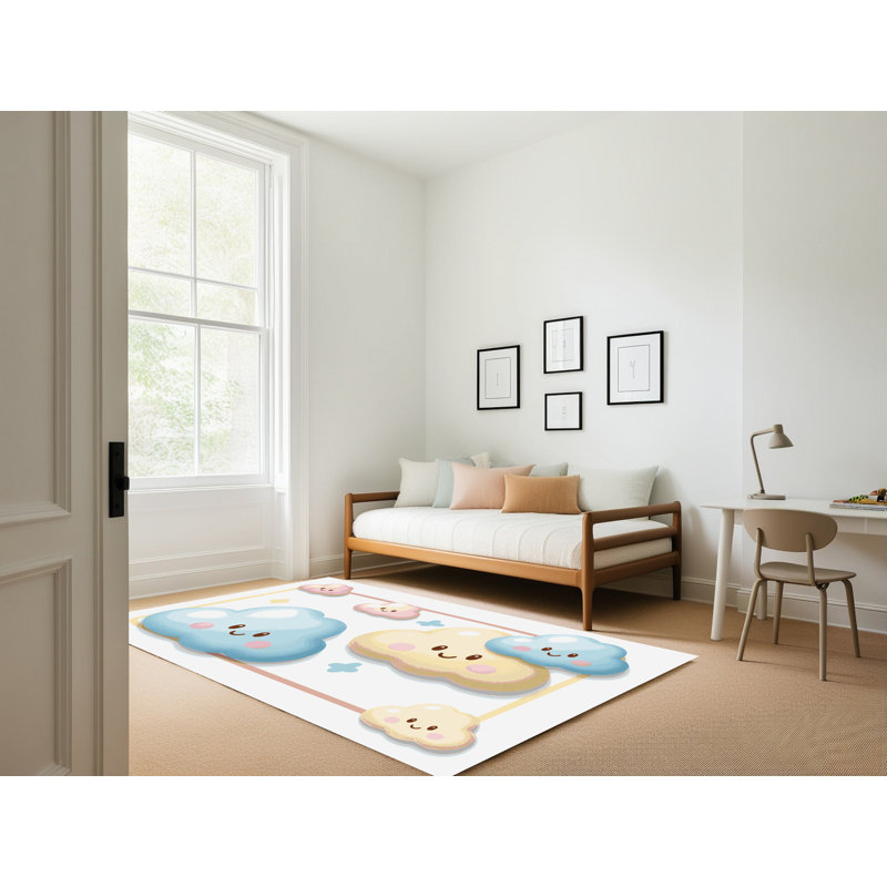 Tapis pour enfants Zoomie, Rectangulaire 7 pi x 10 pi