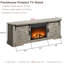 Meuble télé avec foyer Makenli-660300816