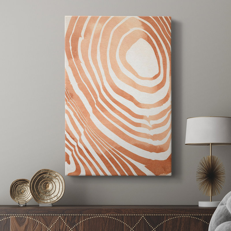 Grain de bois Suminagashi IV - galerie Cavas sur mesure, H 12 po x l 8 po