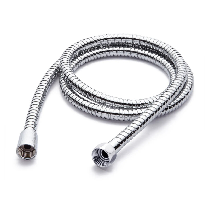 Signature Hardware Full Hand Shower and Slide Bar with Hose, Chrome