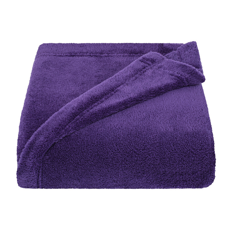 Jeté pour lit et canapé Bedding, Mauve, Grand lit