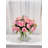 Rose Peonies Arrangement in Vase-107283954